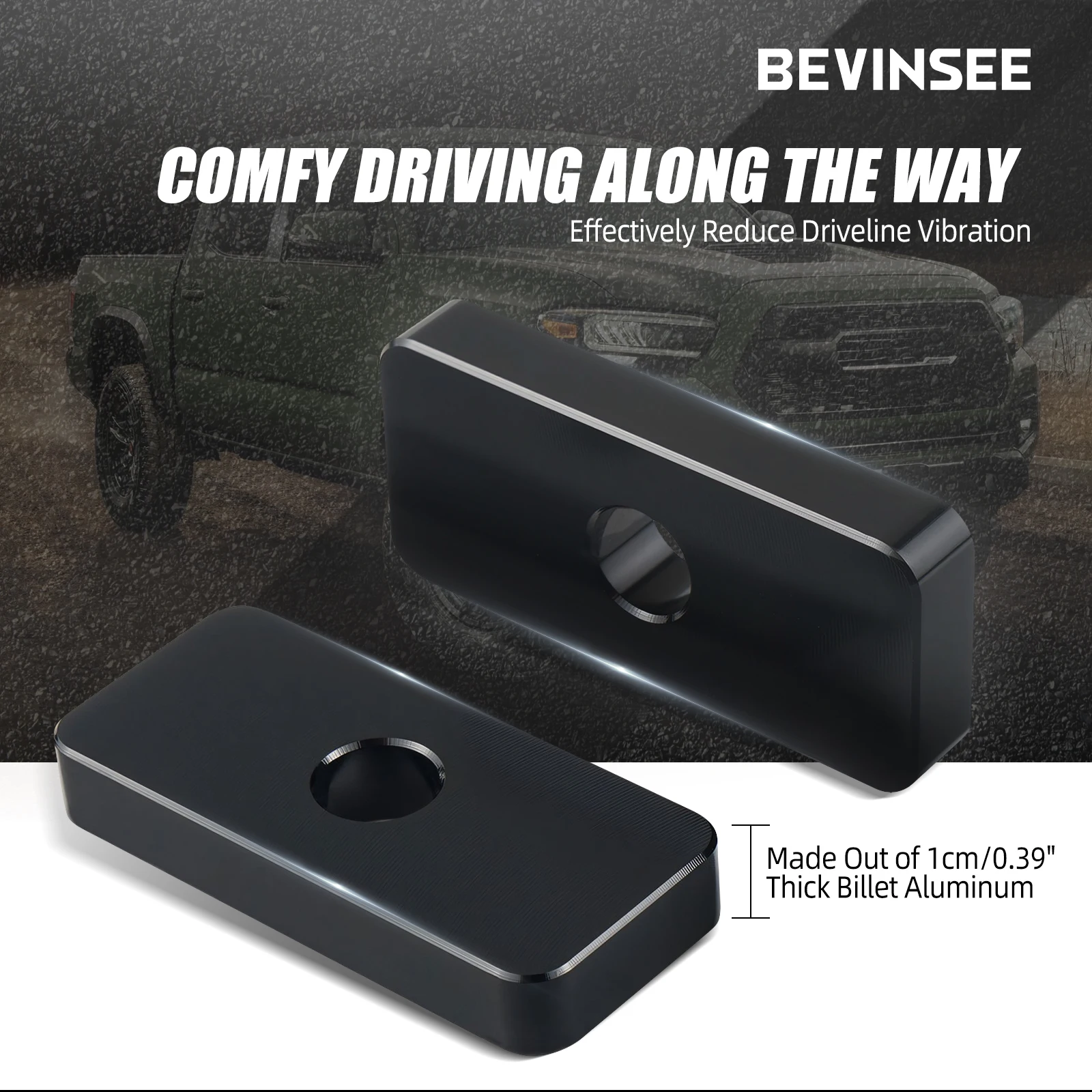 BEVINSEE Задний приводной вал подшипник распорки Drop Kit Автозапчасти для Toyota Tacoma 2005-2020