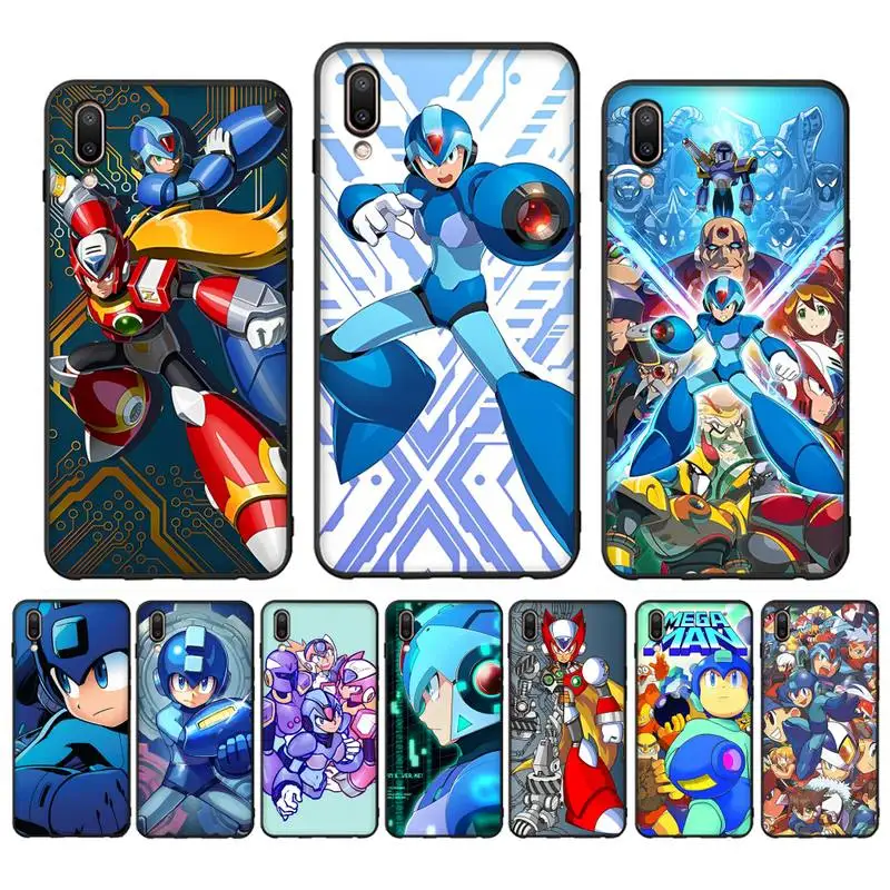 

Rockman game Phone Case Case For Oppo Reno Realme C3 6Pro Cover For vivo Y91C Y17 Y19 Funda Capa