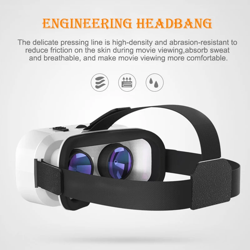 3D VR-гарнитура виртуальной реальности умные очки шлем для смартфонов игры фильмы