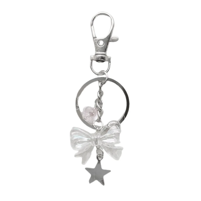 

Handmade Bowknot Butterfly Keychains Charm Keyring Handbag Accessories 57BD