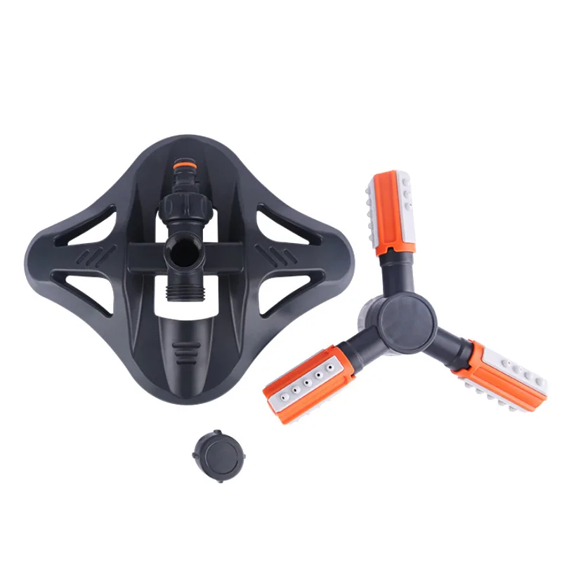 

Wide Spraying Area Sprinkler Lawn 360 Degree Rotation Grass Watering Propeller Design Concept Automatic Garden Sprinkler Durable