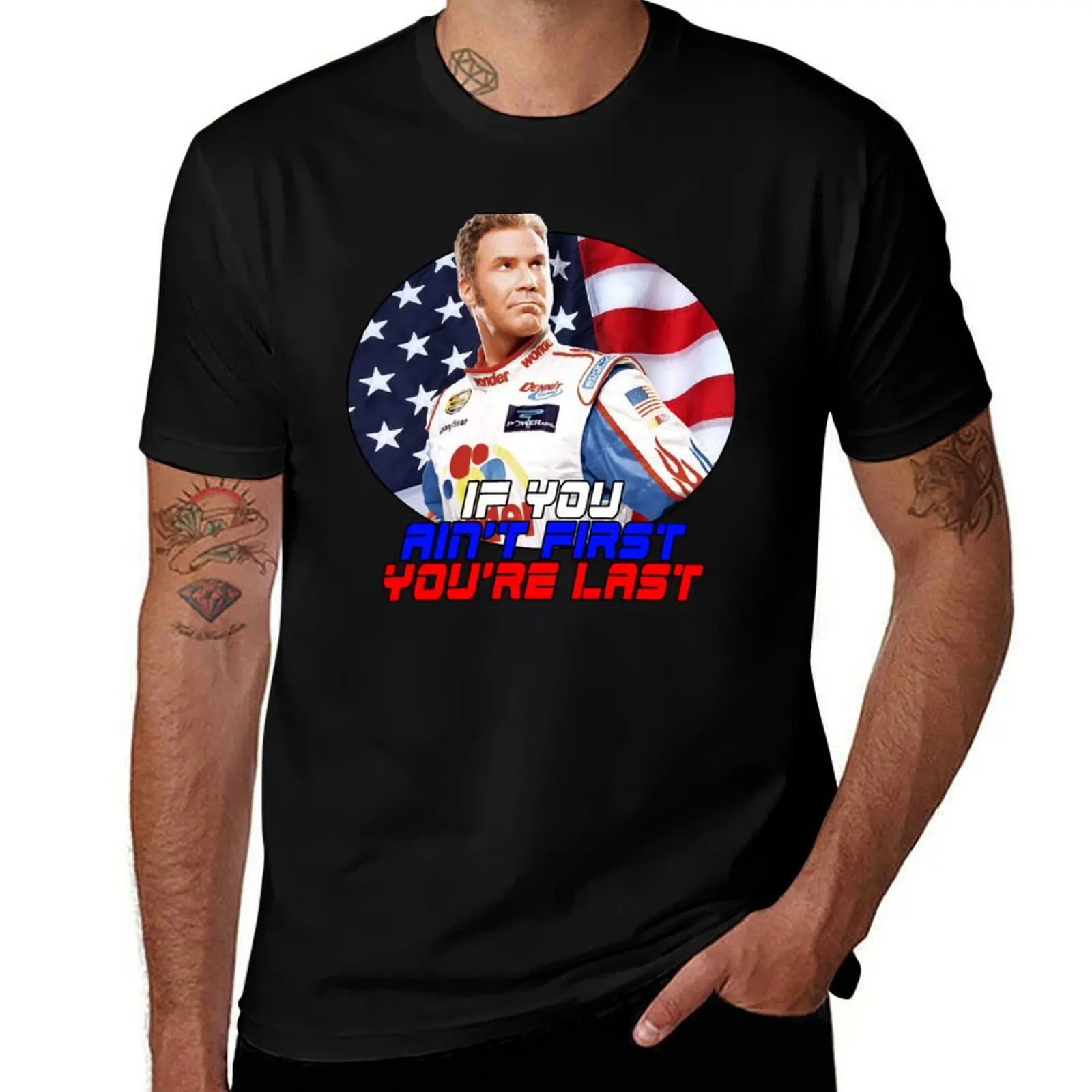 Фото Футболка Ricky Bobby, If you... — мужская хлопковая футболка, 100% хлопок №1