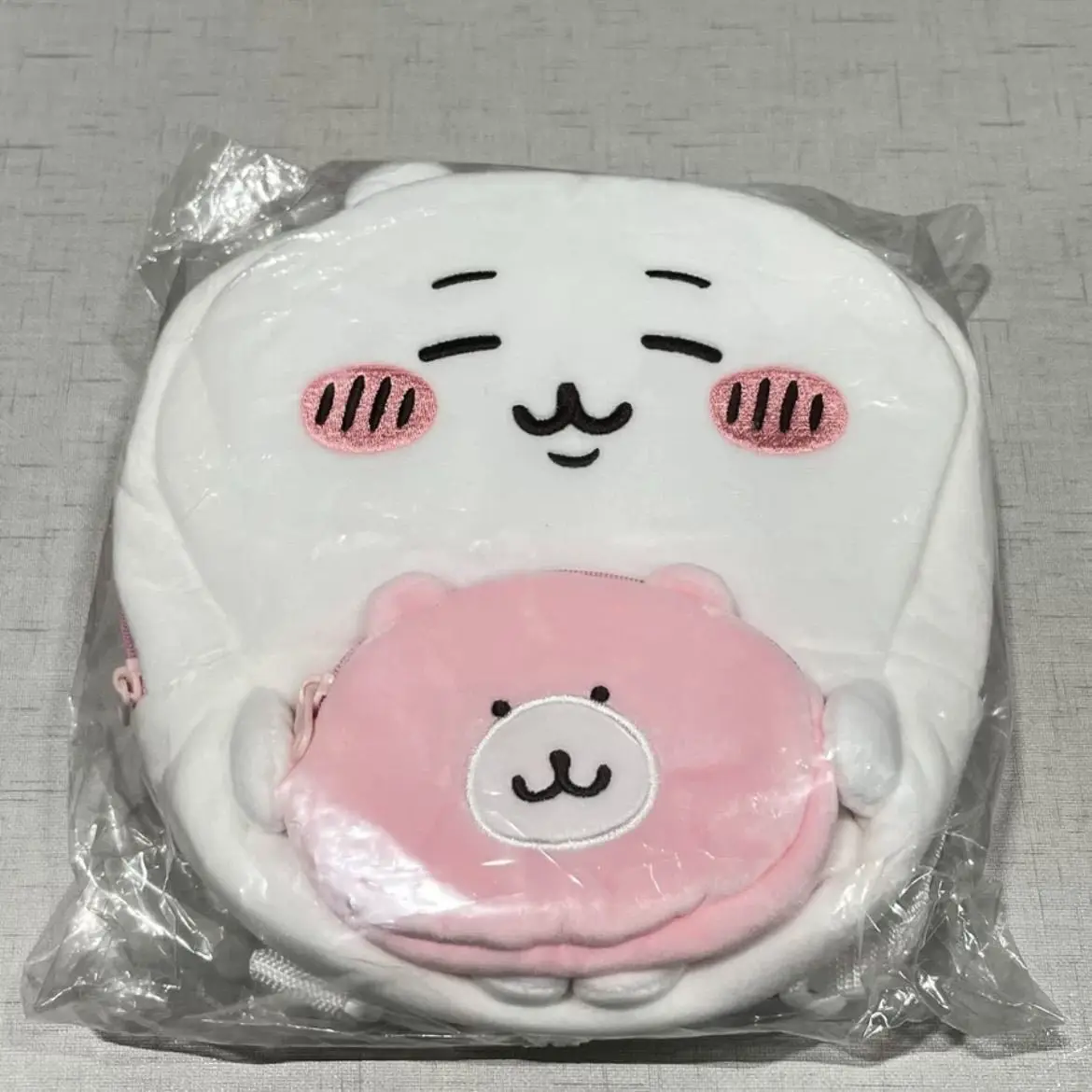 Милый Плюшевый Рюкзак Chiikawas Usagi Hachiware из аниме кавайная вместительная сумка для