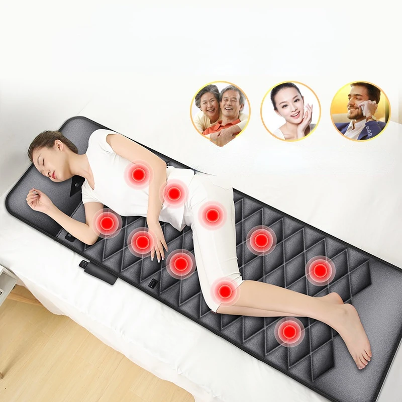 

Cervical Spine Massage Mat Back Whole Body Pulse Vibration Massage Mattress Multifunctional Electric Chair Acupressure Mattress