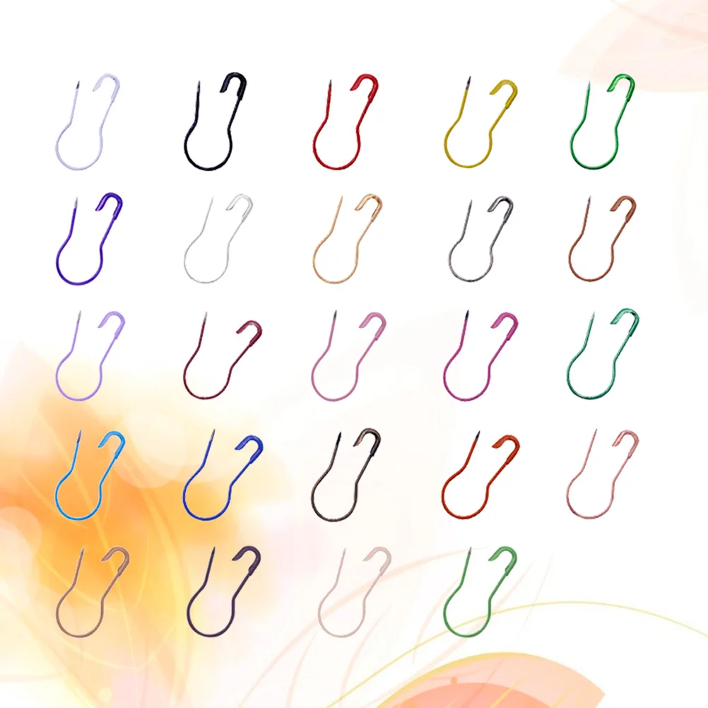 

Safety Pin Bulb Gourd Calabash Markers Metal Stainless Steel Quilting Assorted Clips Knitting Sewing Knit Color Holders Clothing