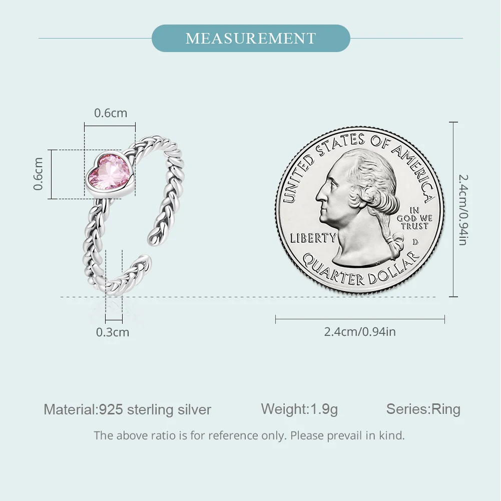 BAMOER 925 пробы Серебряная плетеная текстура витая вечность браслет штабелируемые