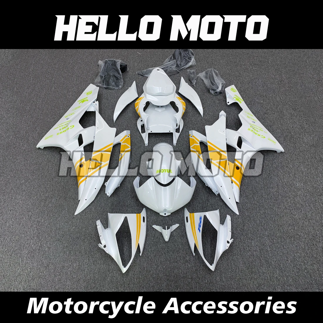 

New ABS Injection Molding Fairings Kits Fit For YZF-R6 YZF R6 2006 2007 Bodywork Set RJ111