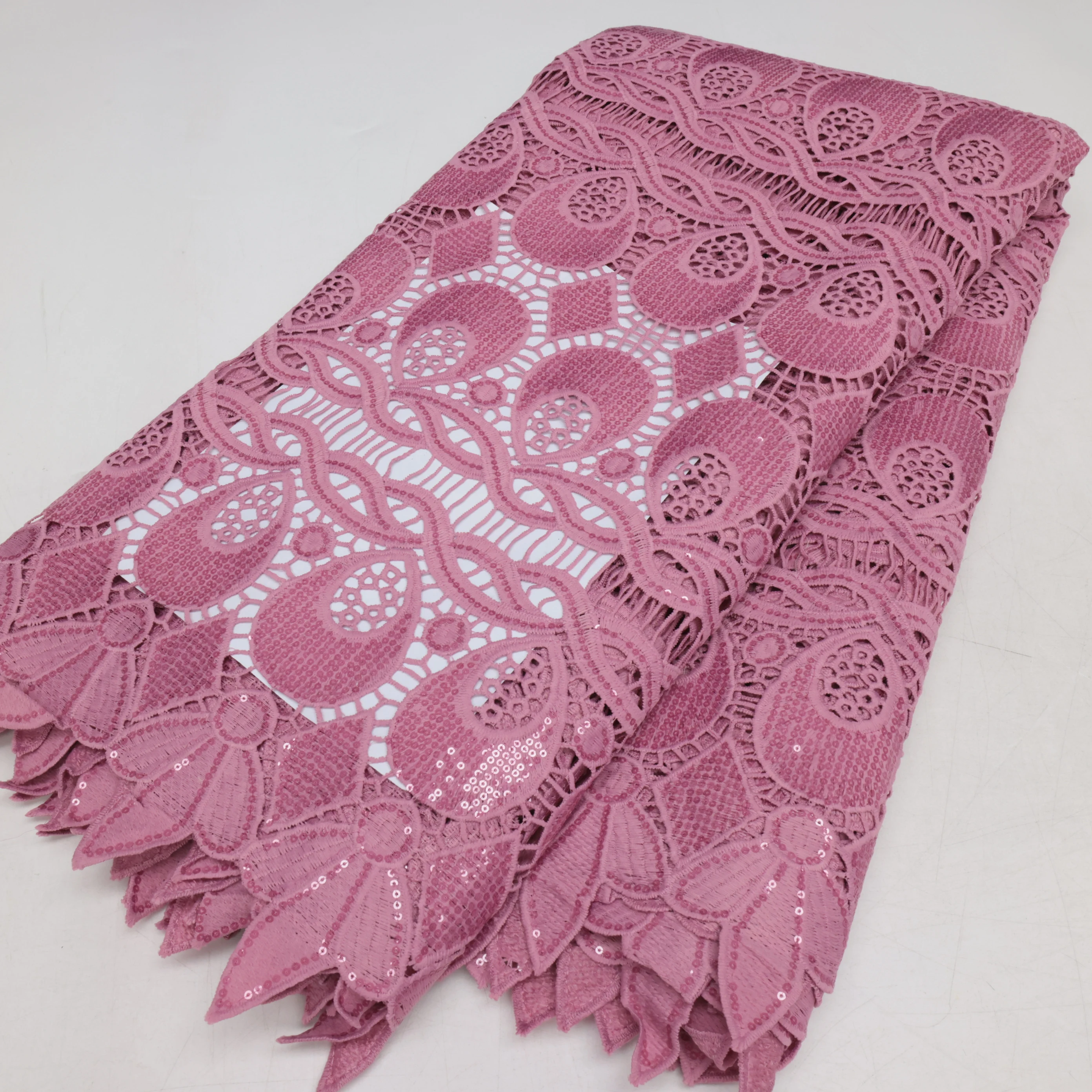 Африканская кружевная ткань галстук-касти для женщин