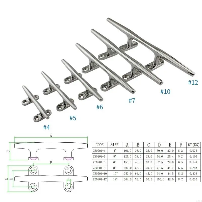 Морской кнехт из нержавеющей стали 4/5/6/8/10/12 дюймов