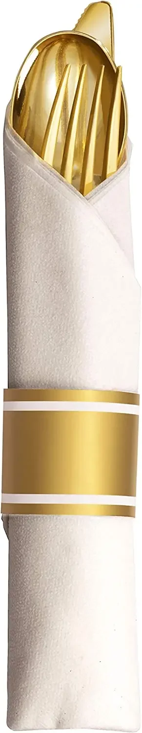 

Пластиковый набор столовых приборов для свадьбы