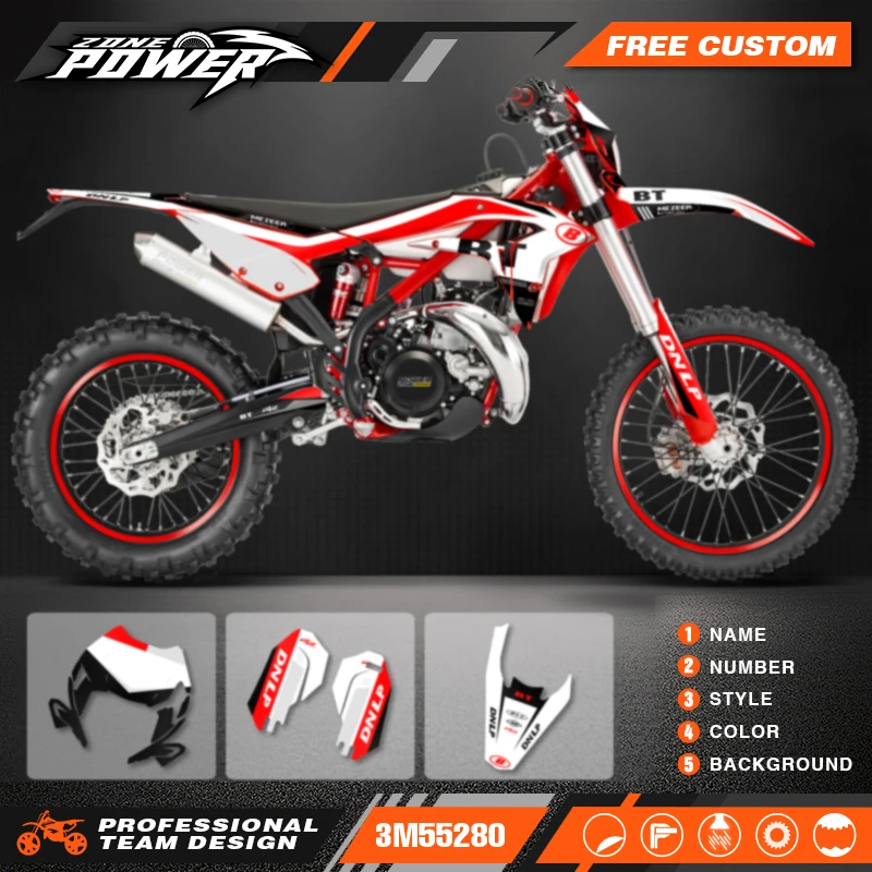 Фоны на заказ Powerzone графические наклейки Стикеры наборы для Beta Xtrainer 150 200 250 300 350 400