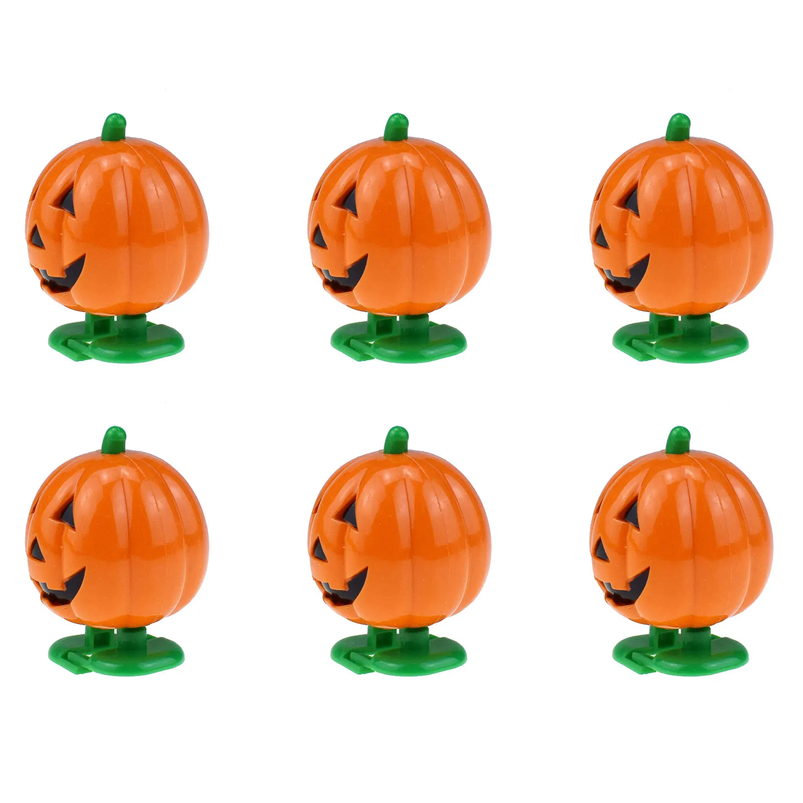 

6pcs Halloween Windup Toys 6pcs Halloween Pumpkin Wind-Up Toys Happy Halloween Goody Bag Fillers Preschool Clockwork Toys