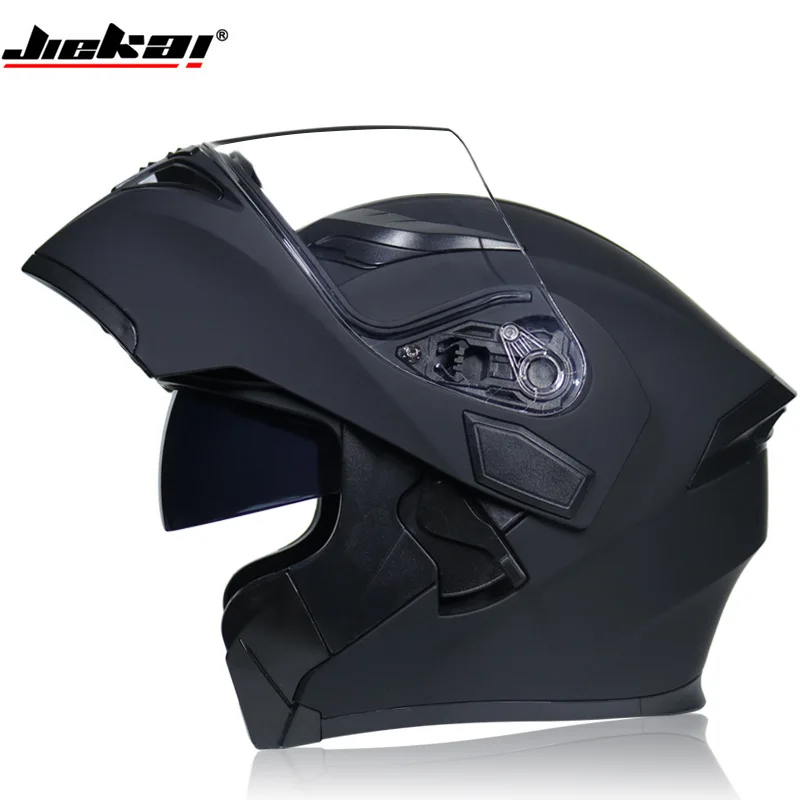 Jiekai-902 Four Season Double Lens Flip Up Racing Motorcycle Helmet Man Women Safety Casque Moto Capacete Full Face Dot Approved enlarge