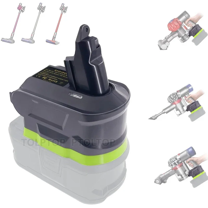 Универсальный адаптер аккумулятора V8/V7/V6 для Ryobi 18 в