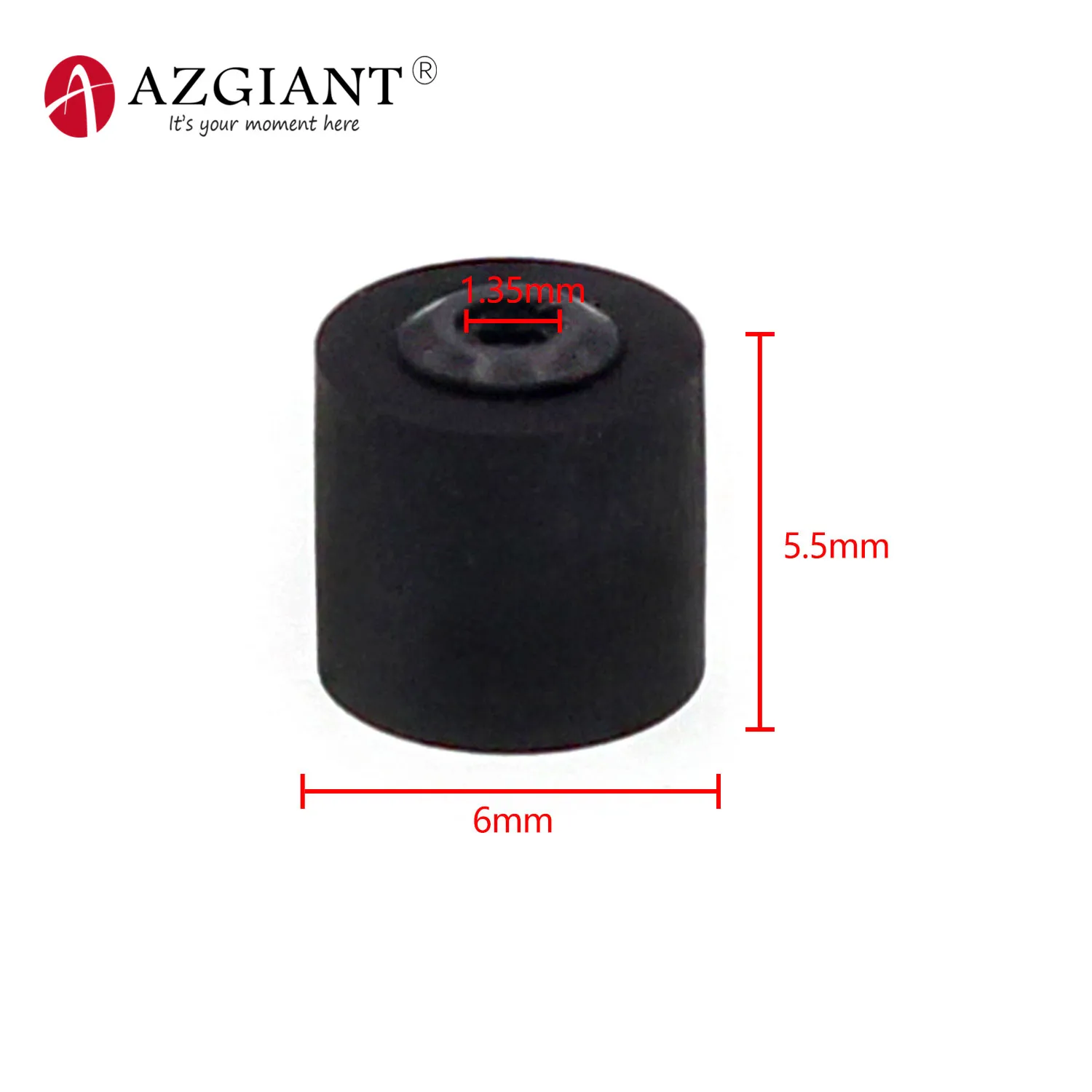 

6*5.5*1.35mm5Pcs car retractor press belt pulley, deck audio pressure recorder press belt pulley cassette deck pinch roller tape