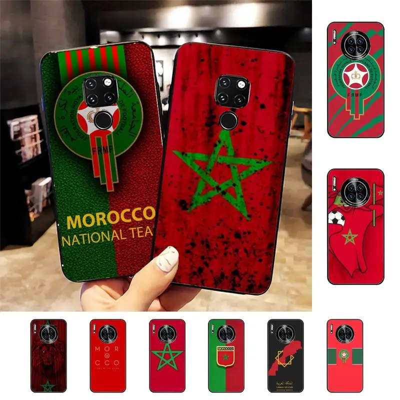 

Morocco Flag Phone Case For Huawei Nova 3I 3E mate 20lite 20Pro 10lite Luxury funda case