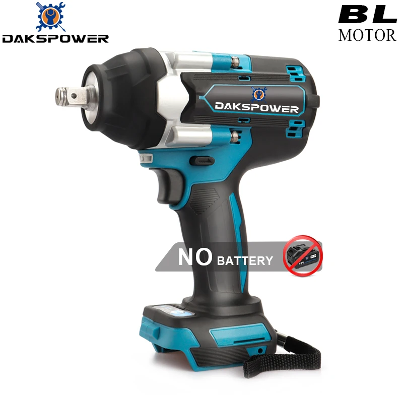 Brushless 700 N.m 18V Wireless Electric Rechargeable Cordless Impact Wrench For Makita 1830 1840 1850 1860 Battery Power Tools