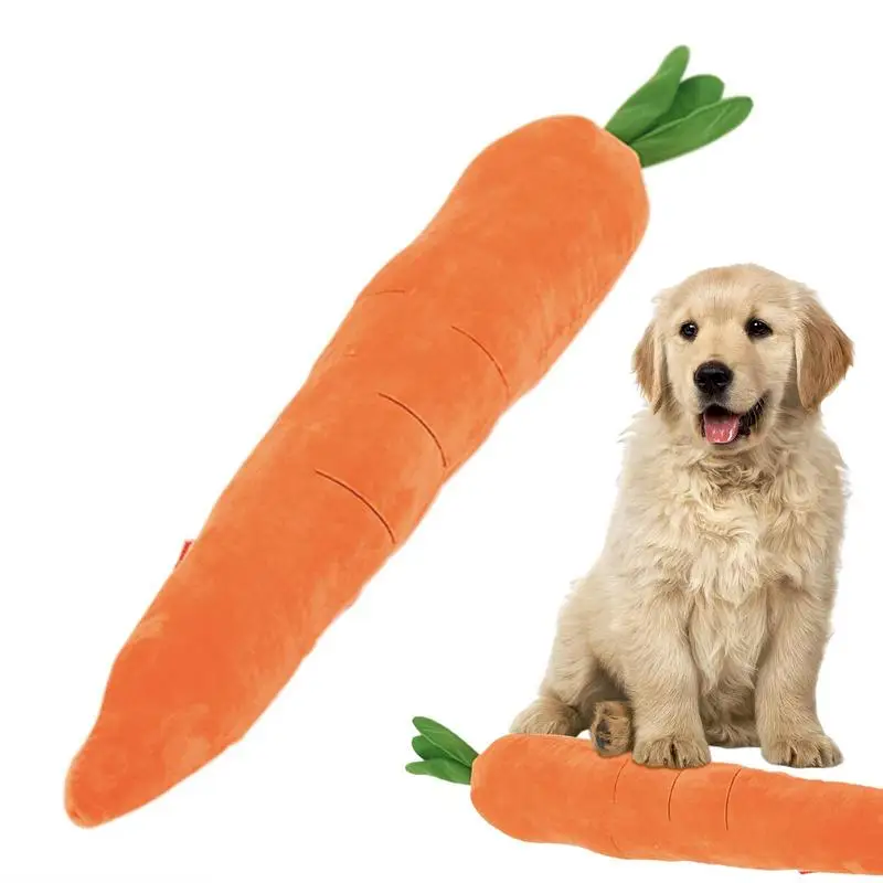 

Plush Dog Toy Squeaky Dog Toys For Small Dogs Cute Carrot Dog Toys For Pet Training And Entertaining Dog Chew Toys For Puppy