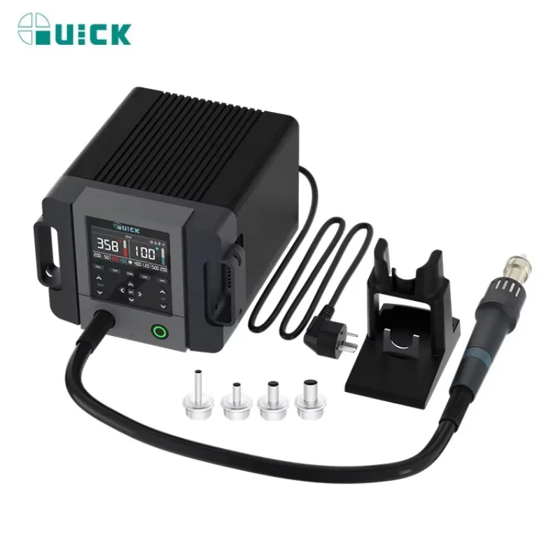 Фото Паяльная станция Ranlraka QUICK 861PRO Smart с горячим воздухом для ремонта материнских плат мобильных телефонов и микросхем (PCBA) №5