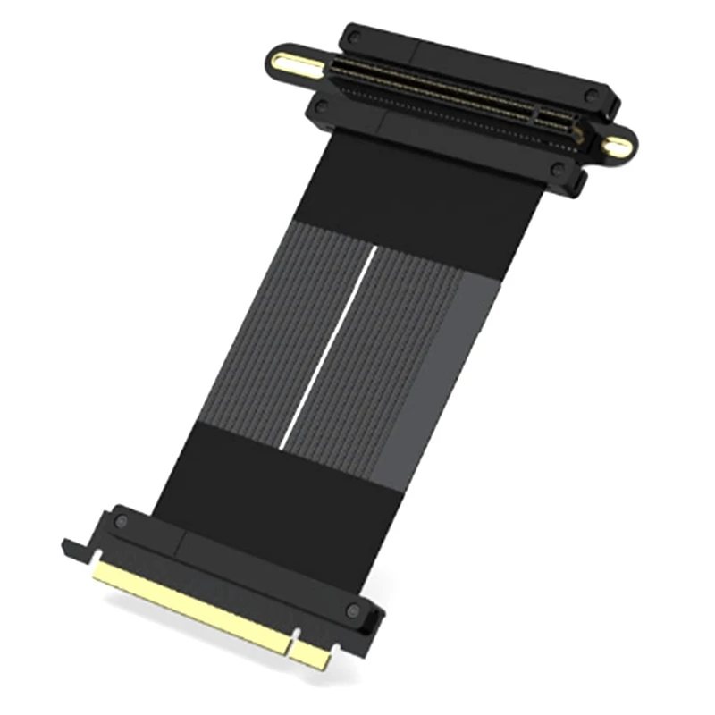 

Кабель-удлинитель для видеокарты PCI-E 4,0 16X, кабель для видеокарты с углом 90 градусов, Кабель-адаптер для видеокарты PCIE X16