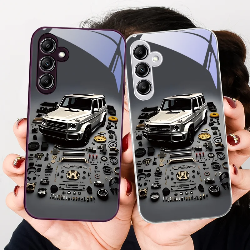 Конфигурация автомобиля серого цвета для Samsung Galaxy A01 02 03 Core A04 A14 4G A13 54 34 31 20 25 23 22 5G S21