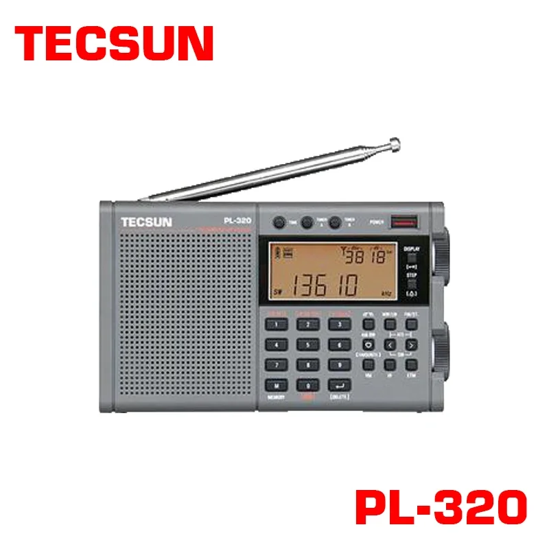 Tecsun PL-320 перезаряжаемый встроенный динамик FM AM SW LW DSP радио портативное