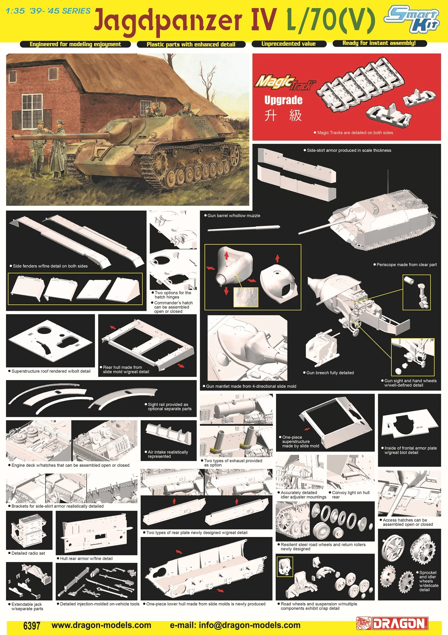 

Dragon 6397 1/35 Jagdpanzer IV L/70 (V)