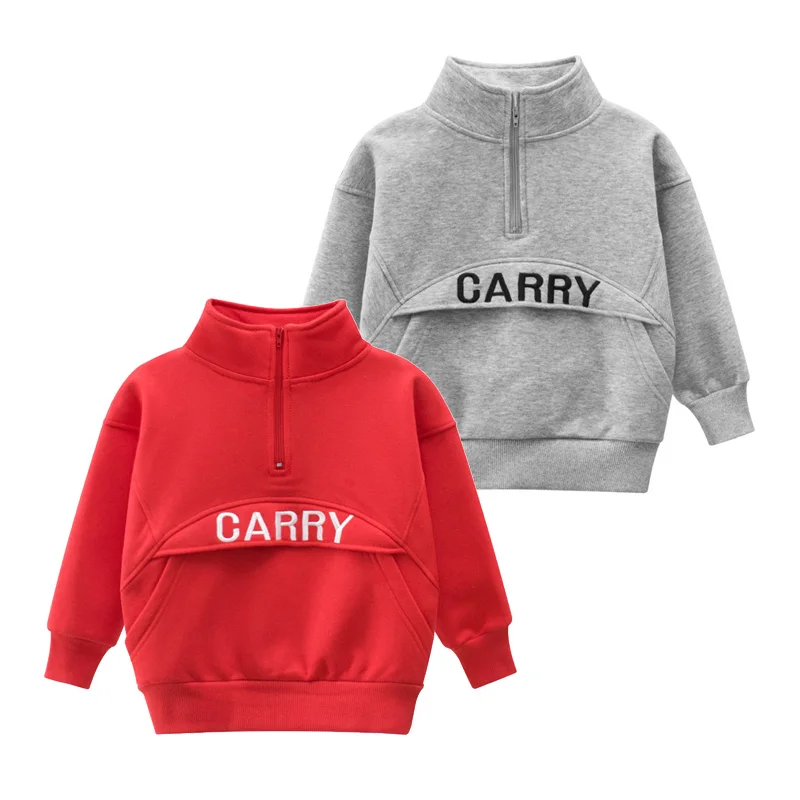 

Fleece Boys Girls Sweatshirts Spring Toddler Jacket Baby Velvet Coat Kids Children's Clothes