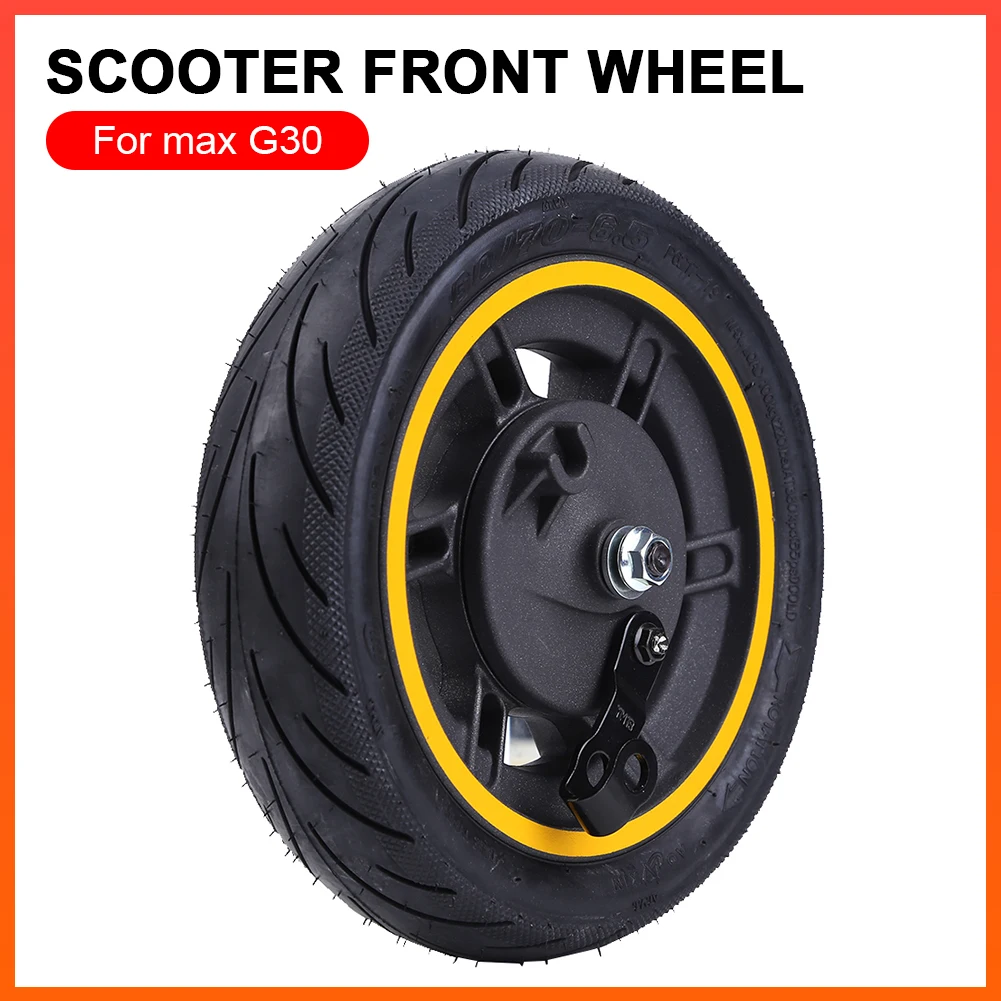 

Original Front Wheel For Ninebot Max G30 G30D Kickscooter 10inch Front Wheel Hub with Vacuum Tire Assembly Spare Parts