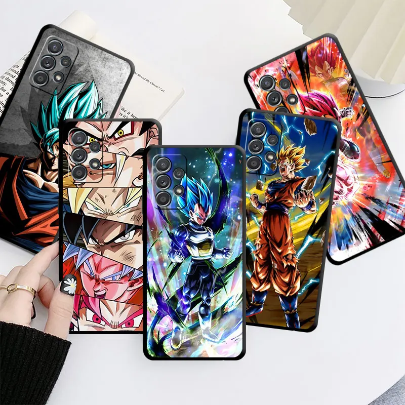 

Dragon Ball Son Goku Case For Samsung Galaxy A52 A53 A12 A13 A32 A71 A33 A13 A51 A23 A32 A31 A22 A03 A02s Soft Phone Fundas