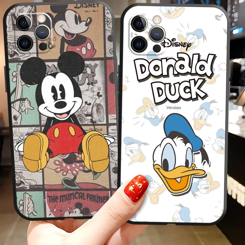 

Disney 2022 Cute Phone Cases For iPhone 11 12 Pro MAX 6S 7 8 Plus XS MAX 12 13 Mini X XR SE 2020 Carcasa Back Cover Funda
