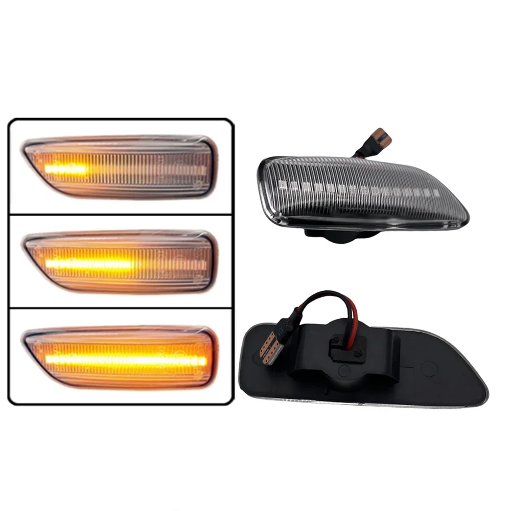 2 шт. динамический боковой габаритный указатель поворота OEM 30722641 30722642 Для Volvo S60 S80