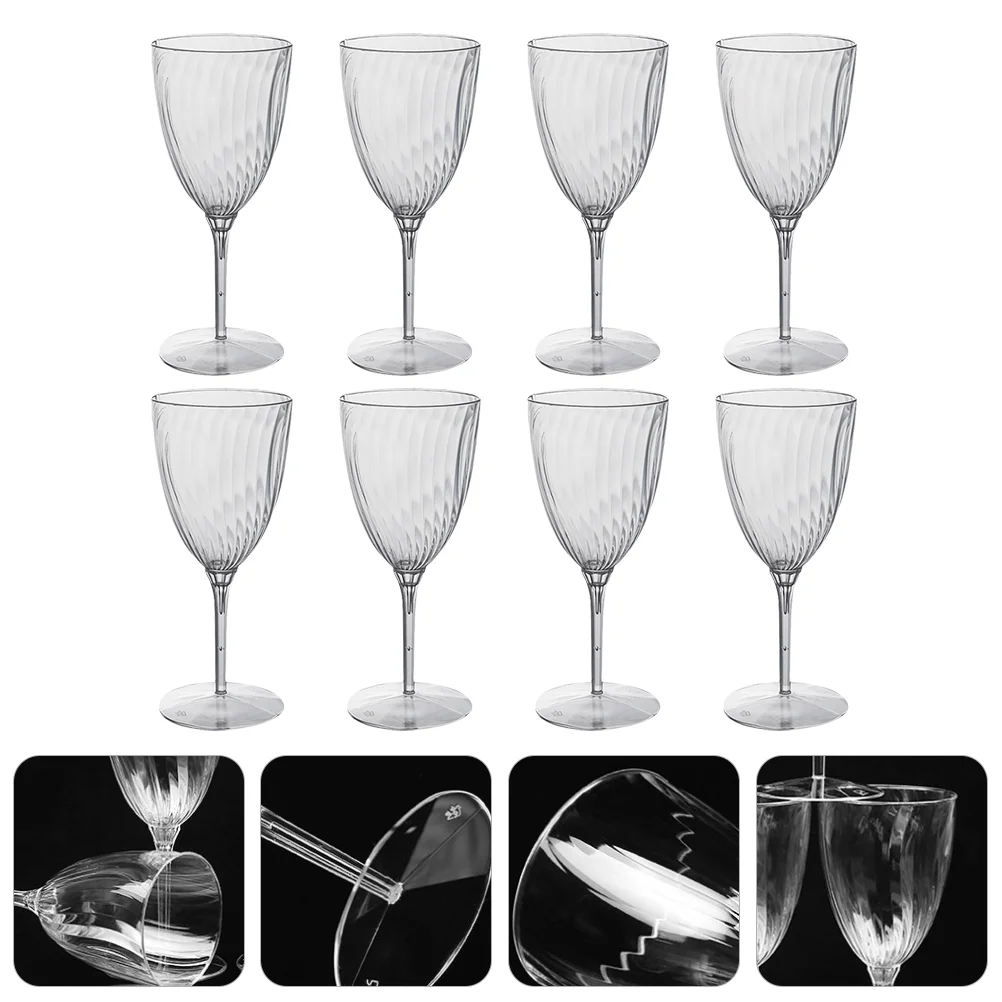 

8pcs Cups Goblet Mom Wine Glasses Set Of 2 Goblet Party Champagne Cups