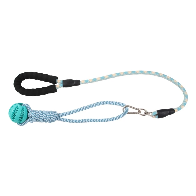 

T5EB Cotton Rope Traction Rope Training Dogs Toy Molar Mastication Clean Teeth Toy