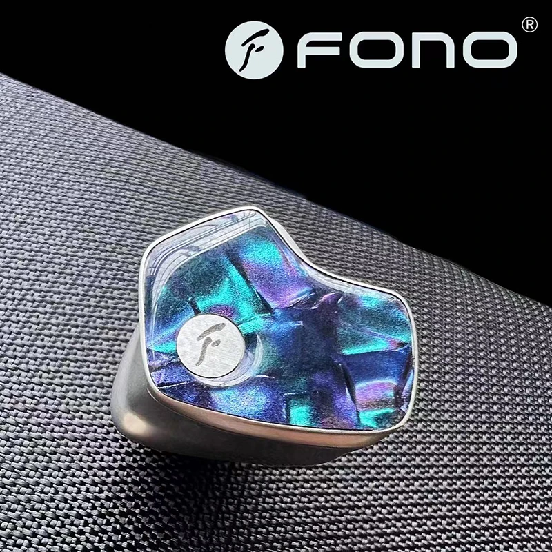 

FONO Ref01 Flagship Ceramic Dynamic Driver HiFi Monitor In-ear Earphone with Detachable MMCX 4.4mm Cable CNC Metal
