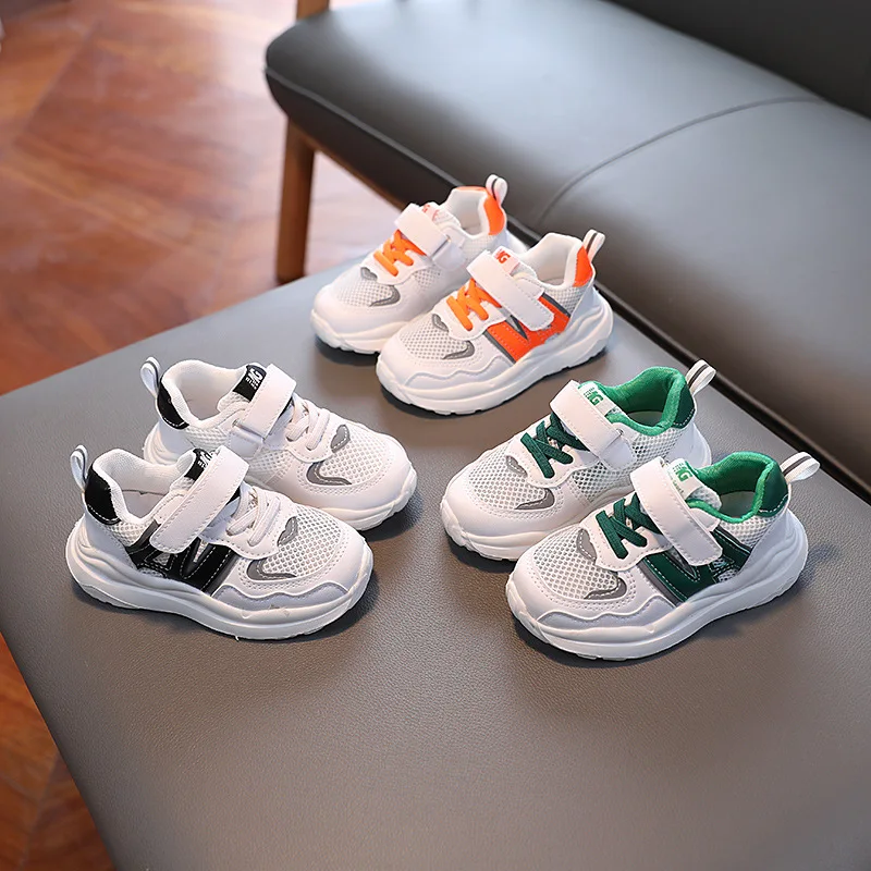 

Детские кроссовки для мальчиков и девочек, дышащие сетчатые, на платформе, школьные, для танцев в стиле хип-хоп, спортивная обувь для бега, на...