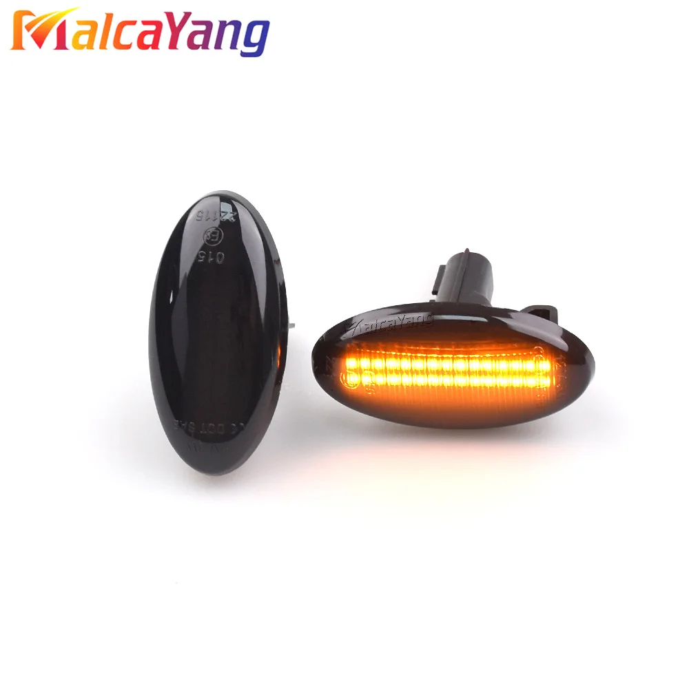 2 шт. динамический светодиодный указатель поворота боковой габаритный