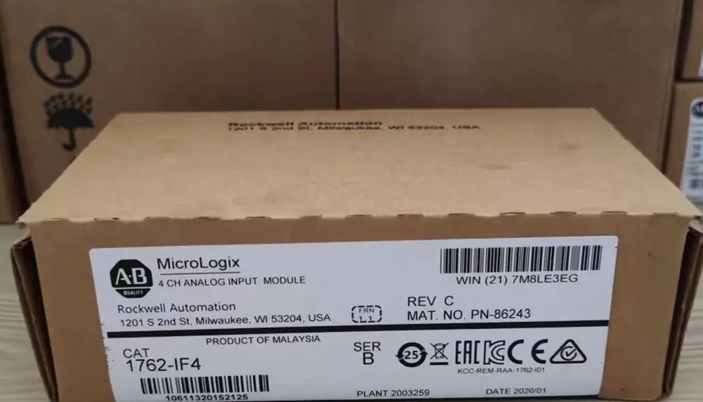 

Новый 4-точечный аналоговый входной модуль микрологикс 1762-IF4 AB 1762IF4 /B
