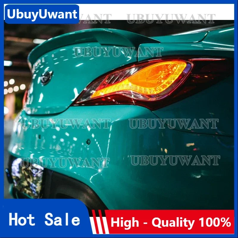 

Use For Hyundai Tiburon Genesis Coupe 2009-2012 Year High Quality Carbon Fiber Rear Wing Sport Spoiler Body Kit Accessories
