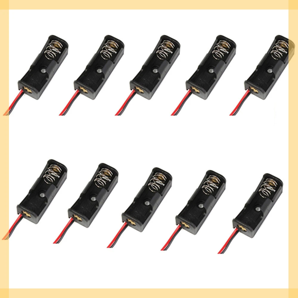

Battery Case 23A /A23 Battery 12V Clip Holder Box Case Black With 2-Wired quality 12V 23A MN21 MS21 Battery Case In Stock