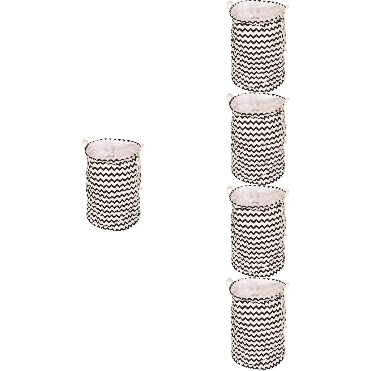 

5x Laundry Basket Foldable Laundry Hamper Dirty Clothes Storage Container Laundry Storage Basket Bathroom Clothes Basket