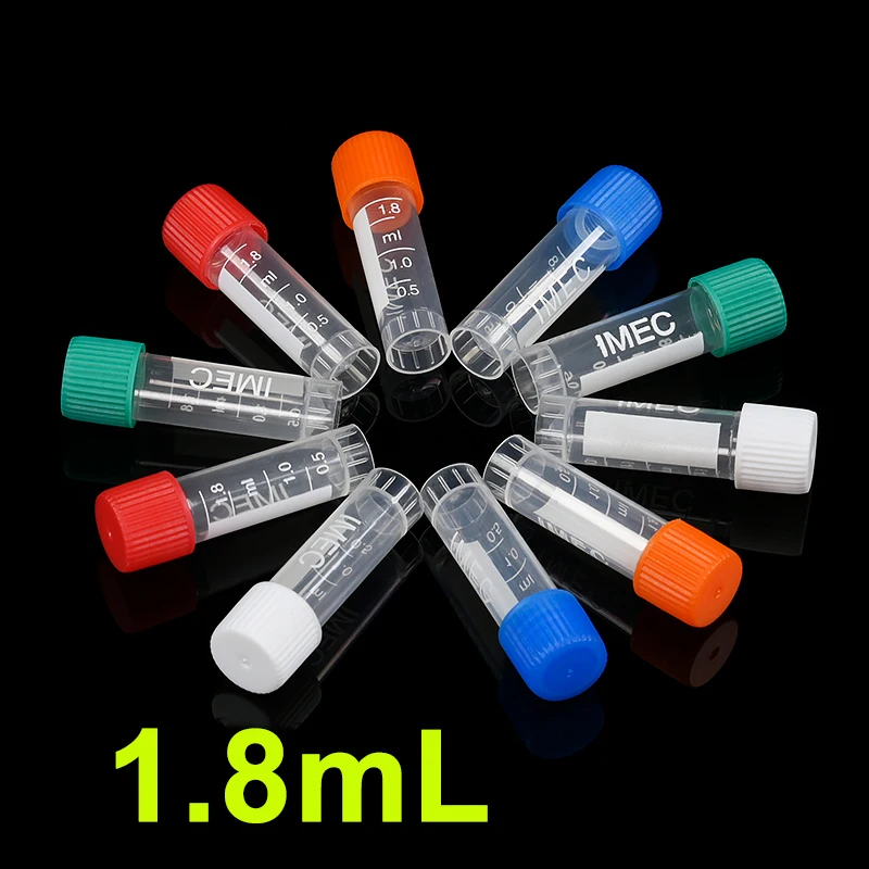 Полипропиленовая трубка IMEC 1,8 мл, лабораторная трубка для криоппрессования, лабораторные замораживающие трубки, центрифужная трубка для лабораторного анализа с закручивающейся крышкой Полипропиленовая трубка IMEC 1,8 мл, лабораторная трубка для криоппрессования, лабораторные замораживающие трубки, центрифужная трубка для лабораторного анализа с закручивающейся крышкой