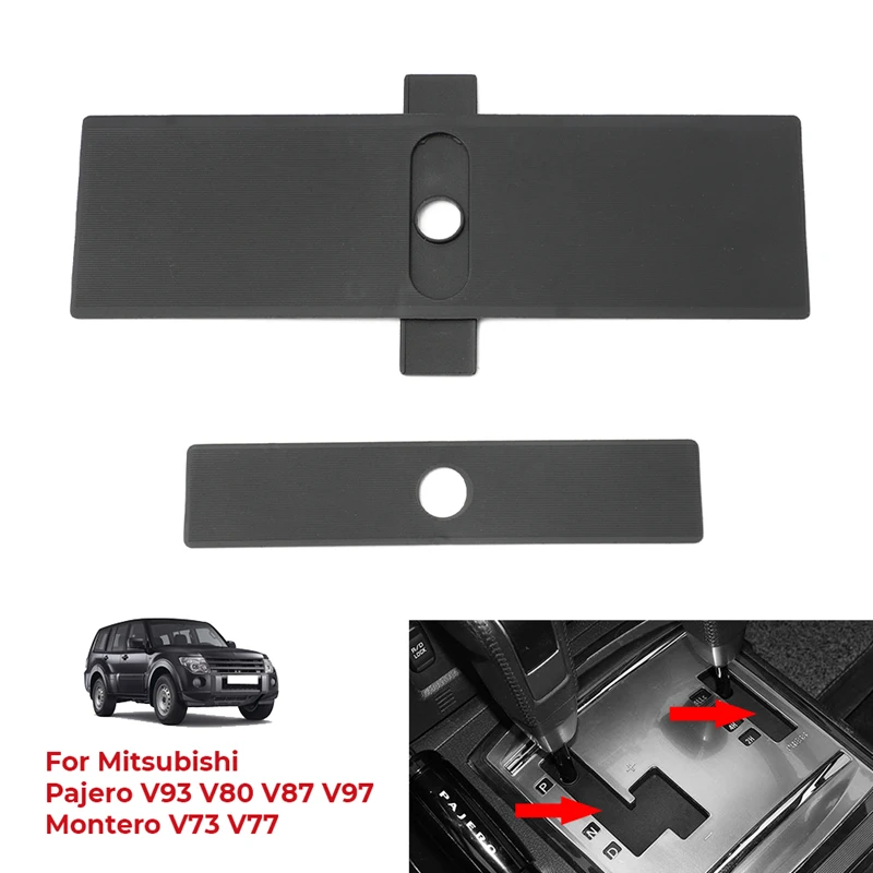 Shift Panel Dust Cover Gear Shift Lever Panel Trim Strip For Mitsubishi Pajero V93 V80 V87 V97 Montero V73 V77 8015A066 8015A065
