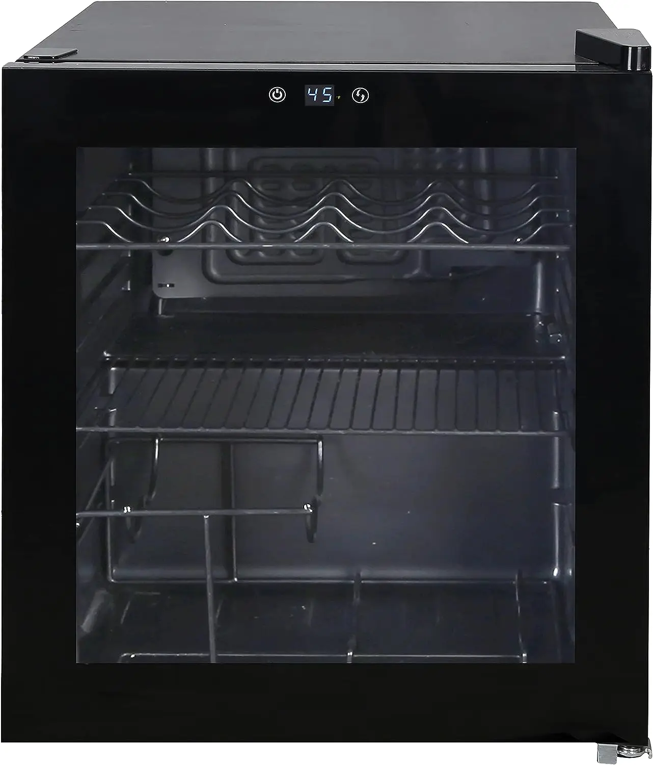 

WBC16Z1B-IS Beverage Cooler Refrigerator 15 Wine Bottle/60 Can Capacity, Glass Door, 17-Inch Wide Freestanding, Adjustable Therm