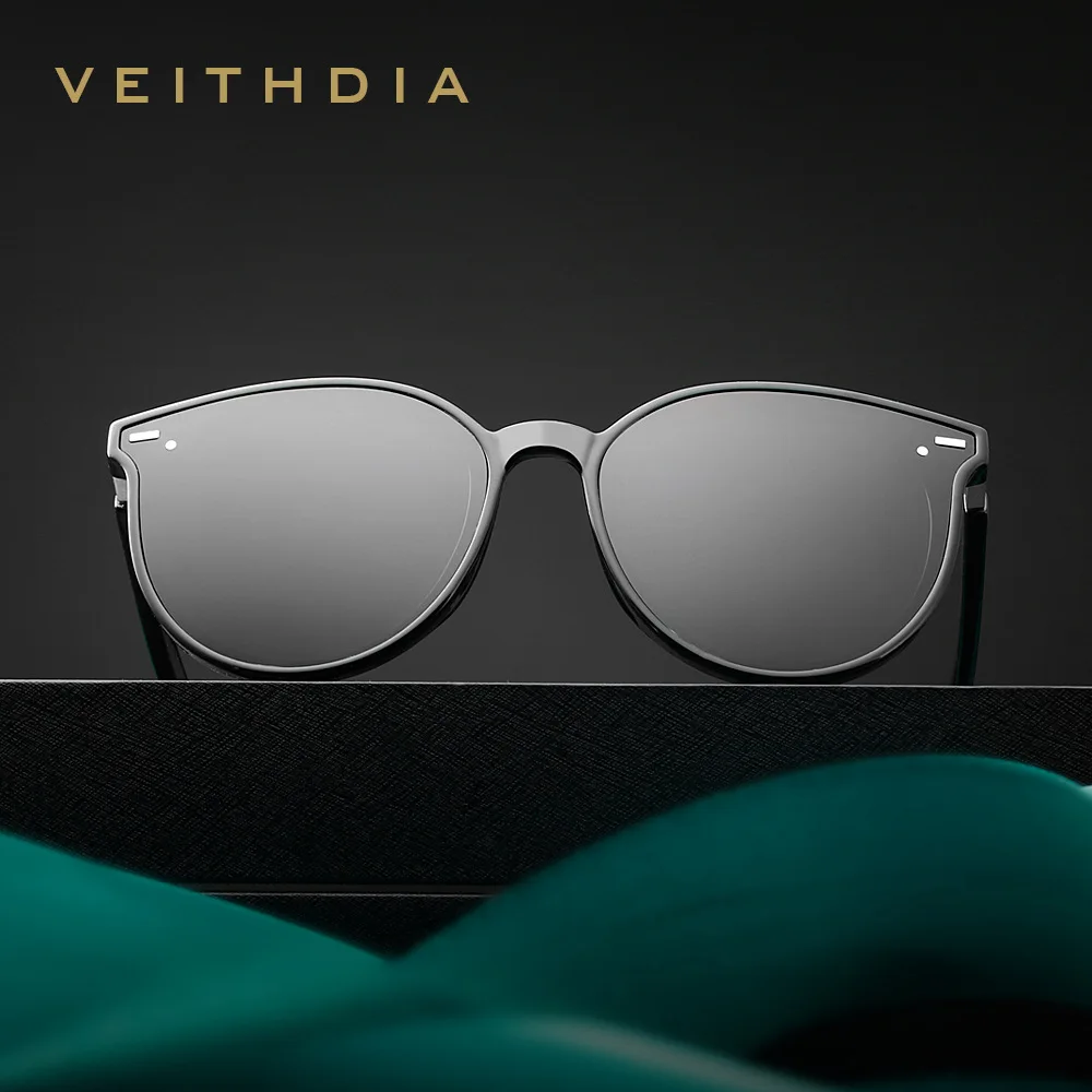 

Женские солнцезащитные очки VEITHDIA, винтажные фотохромные очки с зеркальными поляризационными стеклами, модель 2022, 8520