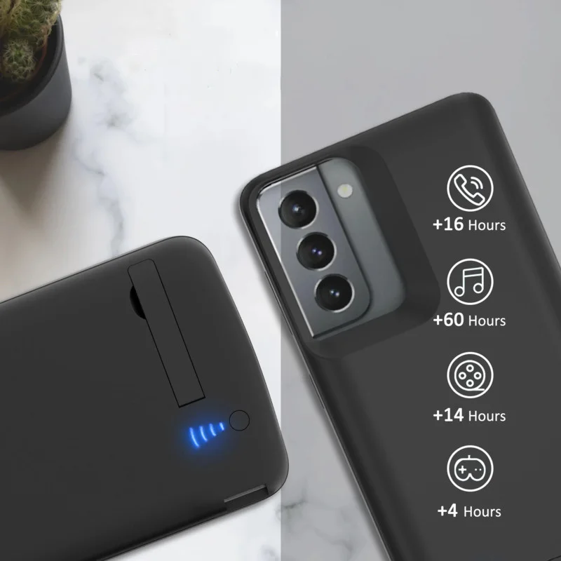 Battery Charger Case For Samsung Galaxy S23 22 Ultra Note 10 20 S10 S20 S21 Plus Power bank Portable battery Cover For S20 FE