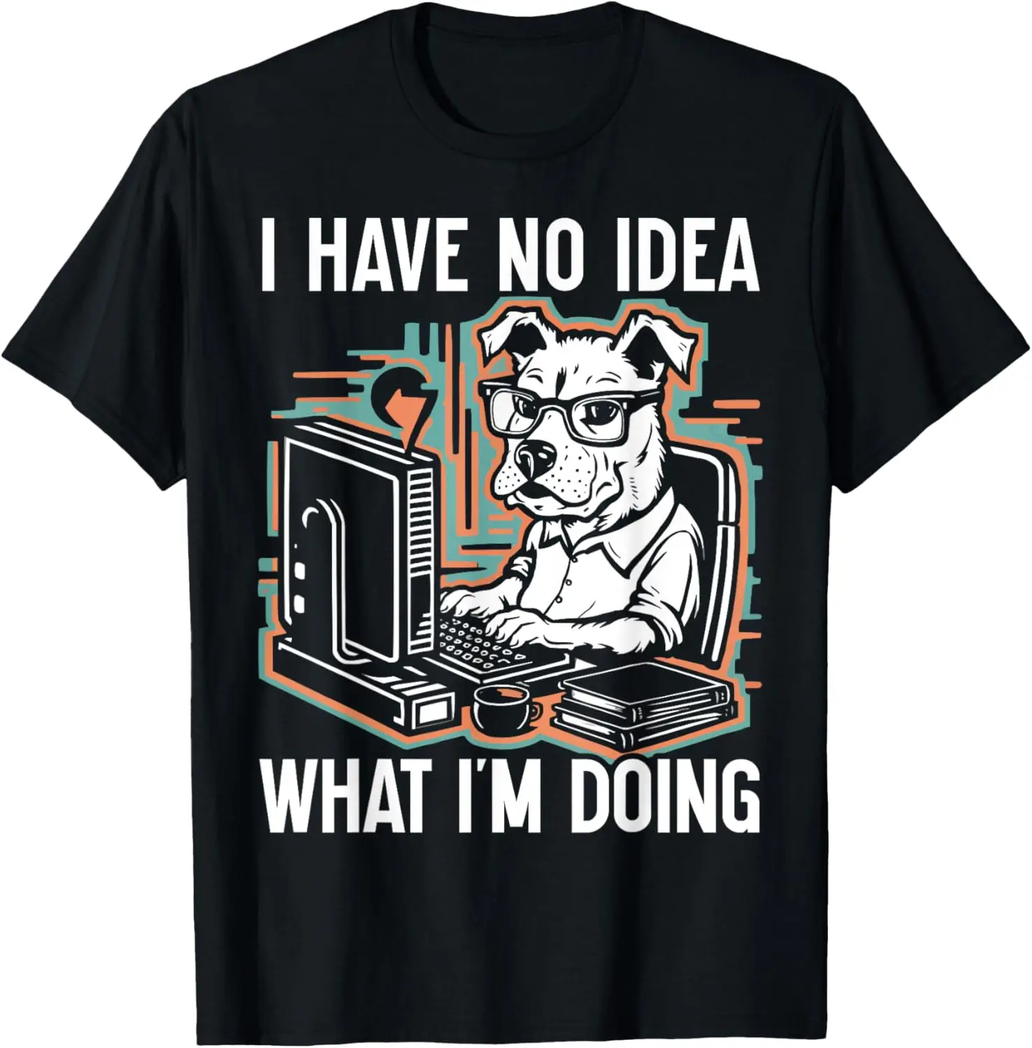 Забавная футболка для любителей собак с программиста компьютерным