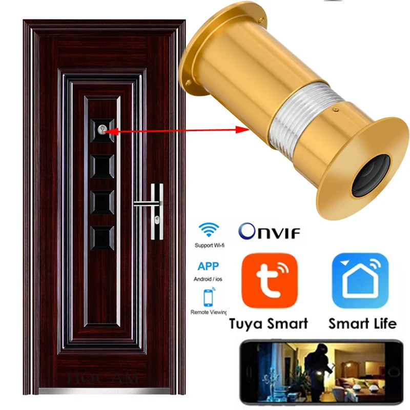 

Home Security Mini 1080p 2.4ghz Wifi Motion Detection App Push Alarm Cctv Network Audio Horn P2p Tuya Monitor Wifi Camera