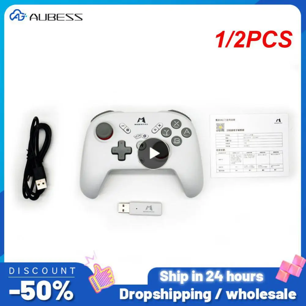 

1/2PCS P50 Wireless Gamepad Switch Game Controller iOS 16 with Vibration TURBO Function PC Joystick for Windows