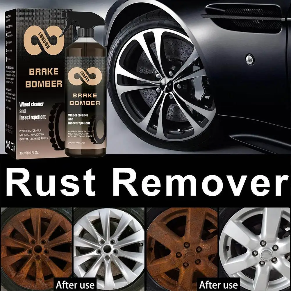 

120/300ML Tire Wheel Cleaner Alloy Tire Rim Brake Rubber Dust Cleaning Tire Cleaner Care Solution Spray Tire Polish Cleaner Z3S4
